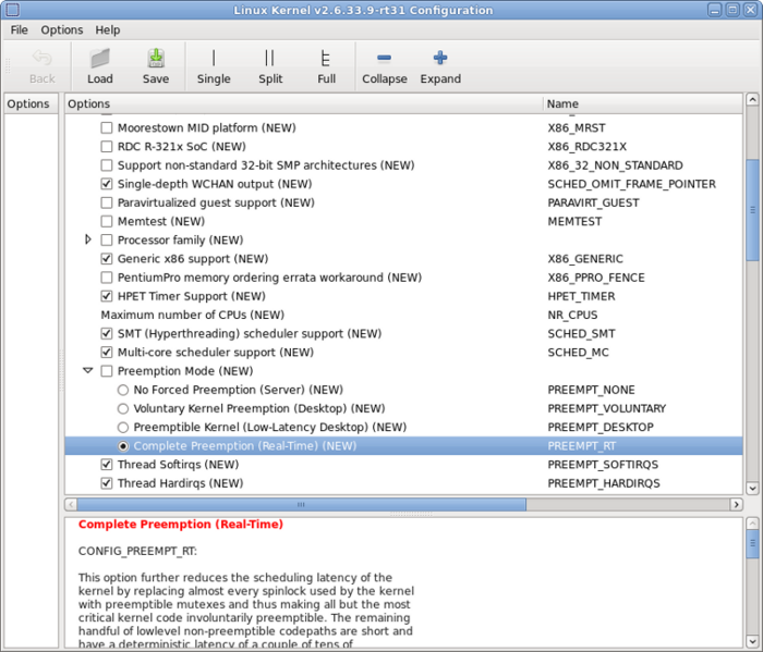 Fichier:Configuration noyau PREEMPT-RT.png